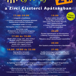 Múzeumok Éjszakája a Zirci Ciszterci Apátságban