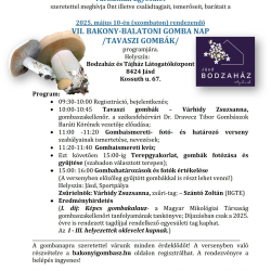 VII. BAKONY-BALATONI GOMBA NAP