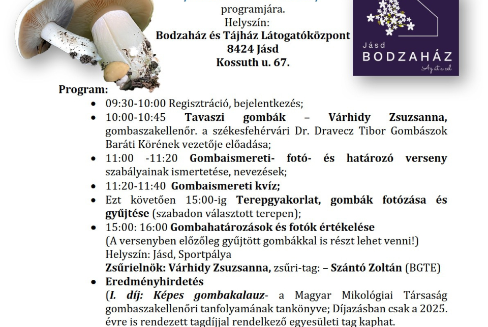 VII. BAKONY-BALATONI GOMBA NAP