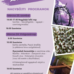 Nagyböjti programok a Zirci Bazilikában