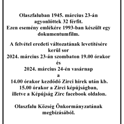 Megemlékezés az I. és a II. világháború áldozatairól