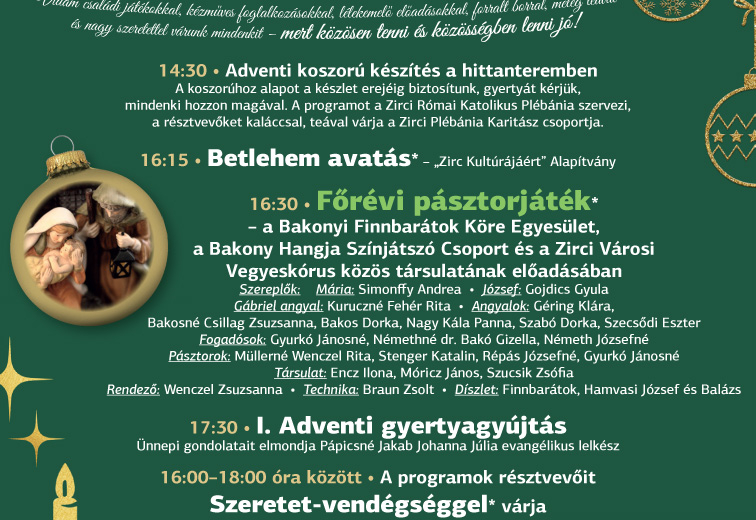 I. Gyertyagyújtás