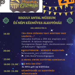 Múzeumok Éjszakája a Reguly Antal Múzeum és Népi Kézműves Alkotóházban