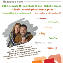 Házasság Hete alakalmából Dobay Eszter és Semsei Rudolf előadása