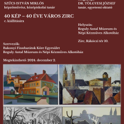 40 KÉP - 40 ÉVE VÁROS ZIRC kiállítás