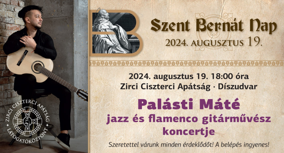 Palásti Máté jazz és flamenco gitárművész koncertje