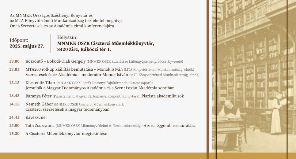 Szerzetesek és az Akadémia Szerzetesek és az Akadémia