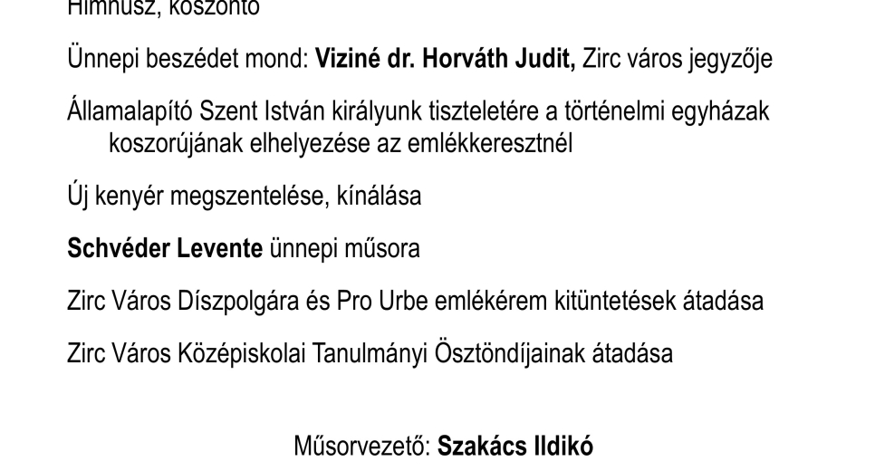 Szent István királyunk és az Új kenyér ünnepe