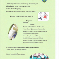 Német Nemzetiségi Nap Bakonynánán