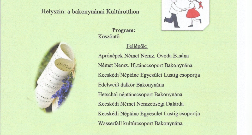 Német Nemzetiségi Nap Bakonynánán