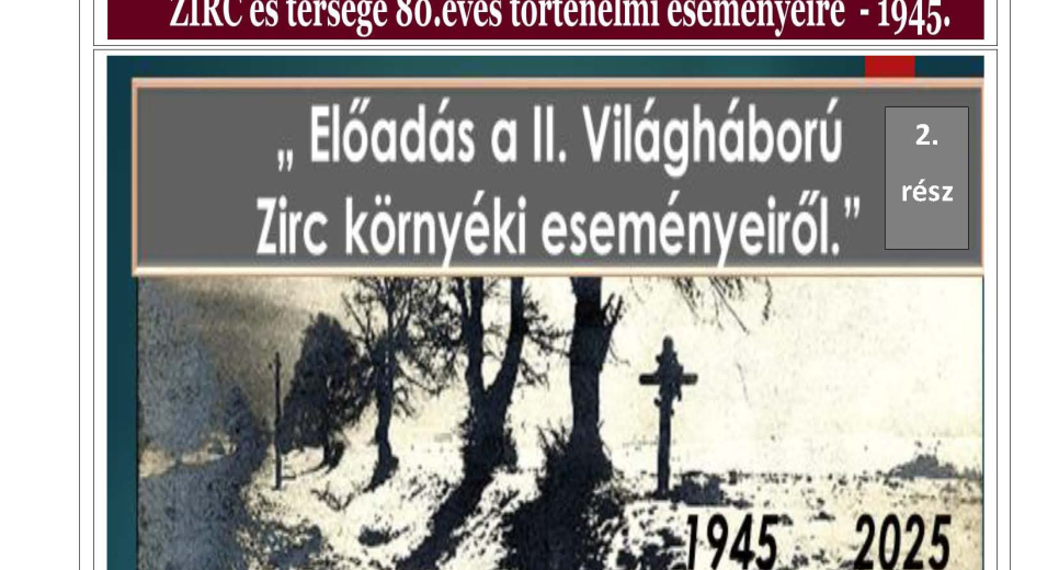 "Emlékezés és emlékeztetés - Zirc 1945-2025"