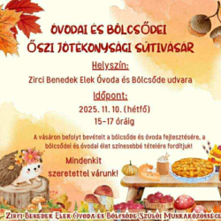 Őszi Jótékonysági Sütivásár