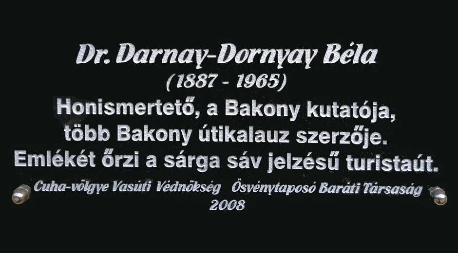 MEMORIAL TOUR OF DORNYAY BÉLA MEMORIAL TOUR OF DORNYAY BÉLA