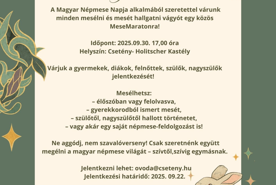 Mesélj nekünk!