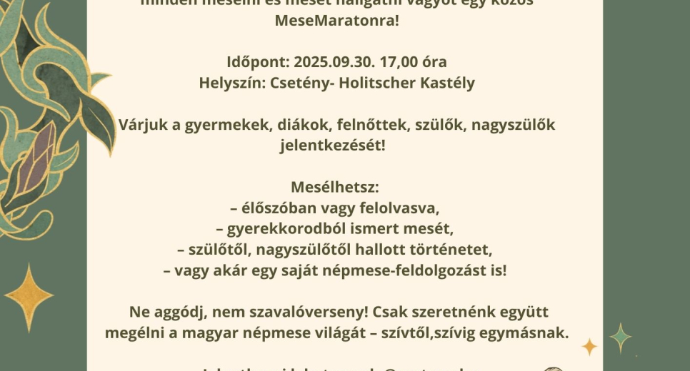 Mesélj nekünk!