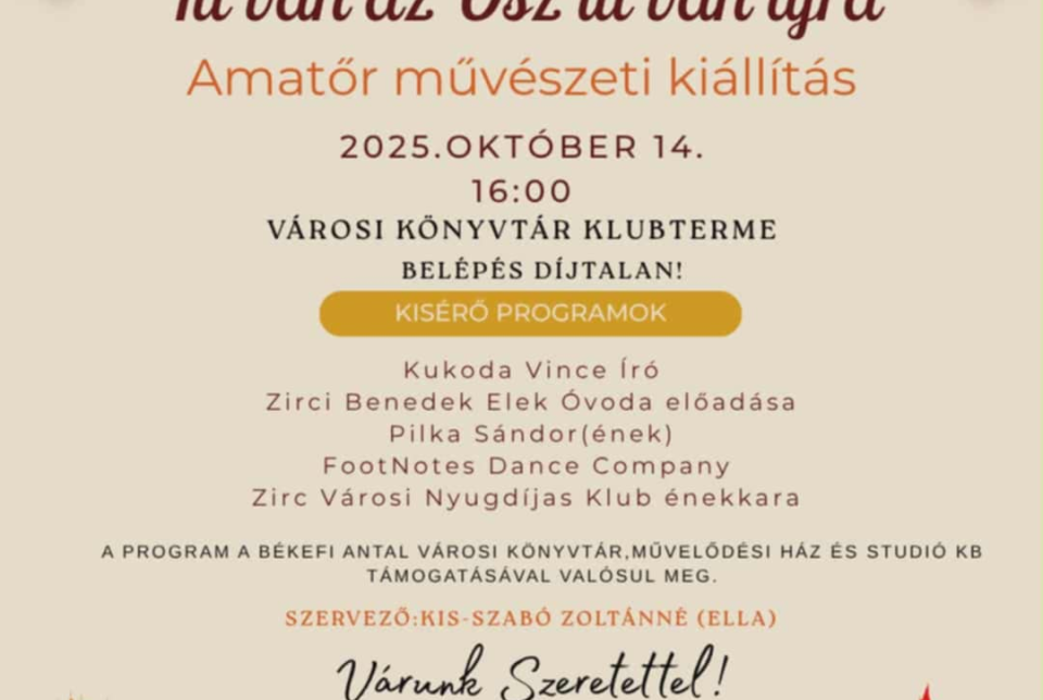 Itt van az ősz