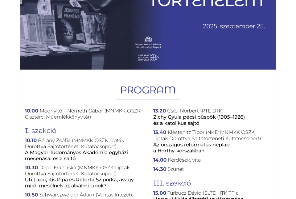 SAJTÓ és TÖRTÉNELEM