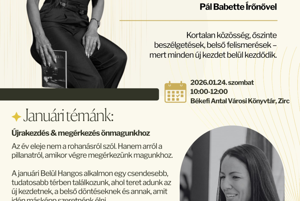 Belül hangos - Újrakezdés & megérkezés önmagunkhoz