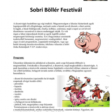 SOBRI JÓSKA ÉLMÉNYPARK