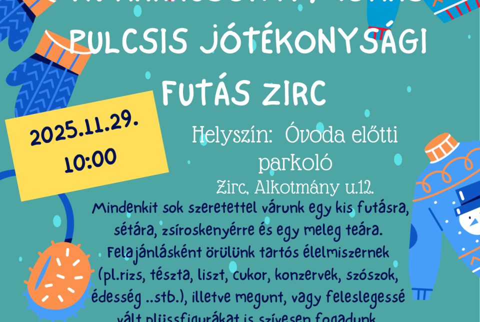 IV. Karácsonyi Mókás Pulcsis Jótékonysági Futás