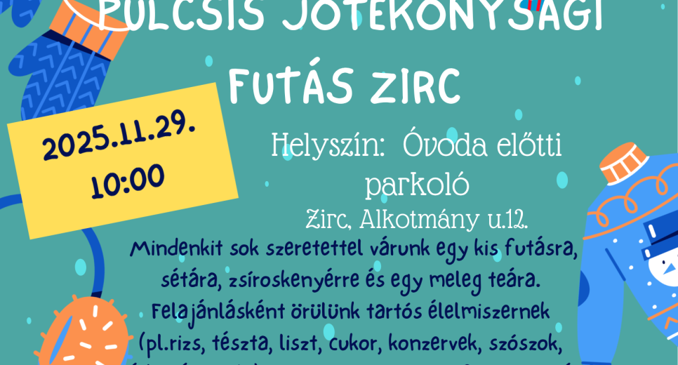 IV. Karácsonyi Mókás Pulcsis Jótékonysági Futás