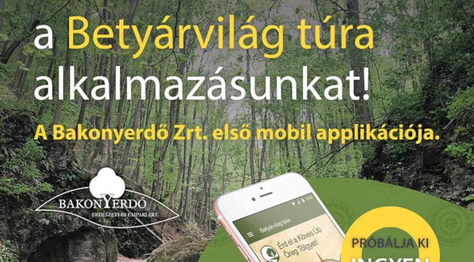 BETYÁRVILÁG TÚRA ALKALMAZÁS