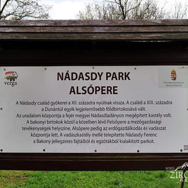 ALSÓPEREI (NÁDASDY) ARBORÉTUM Galéria
