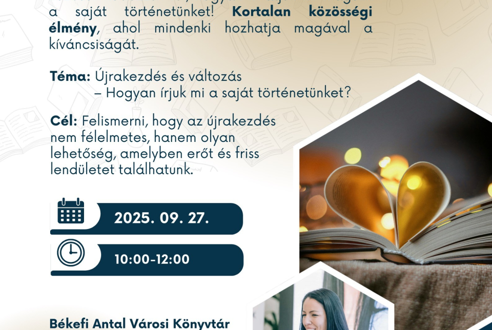 Belül hangos – korlátlan közösségi program, ahol az olvasás és a beszélgetés találkozik