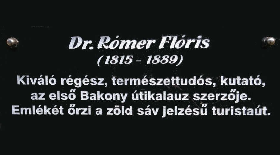 RÓMER FLÓRIS EMLÉKÚT RÓMER FLÓRIS EMLÉKÚT