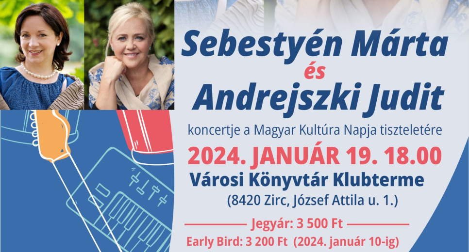 Békefi Klubkoncertek: Sebestyén Márta és Andrejszki Judit