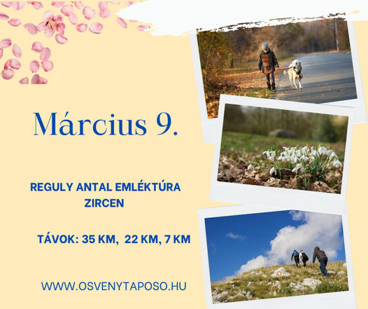 XVII.Reguly Antal Emléktúra