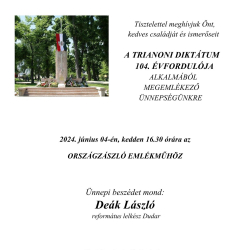 Trianoni megemlékezés